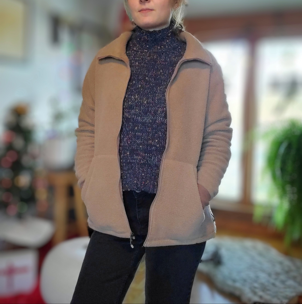 REI 🧸 Co-op Sherpa Fleece zip up cozy jacket Groundbreaker teddy bear brown🧸